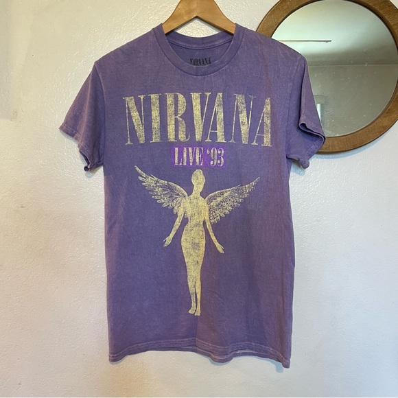 Tops - NIRVANA LIVE '93 TOUR T SHIRT